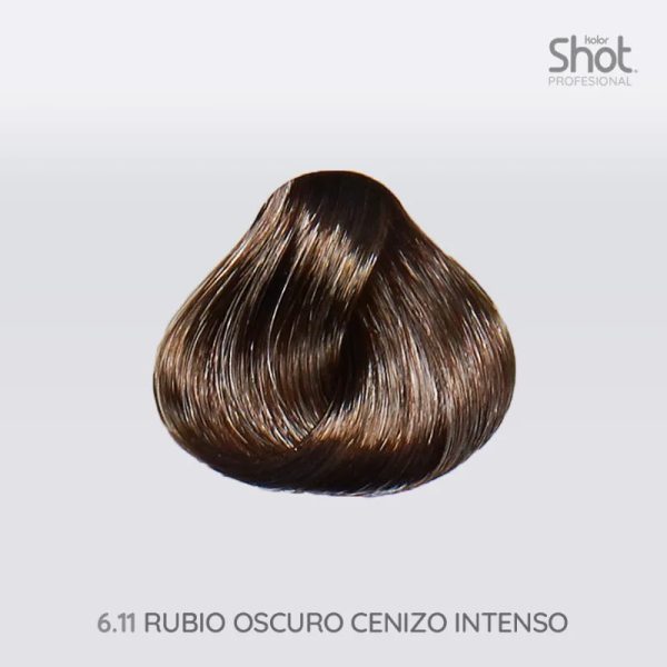 Tinte Rubio Oscuro Cenizo Intenso 6.11