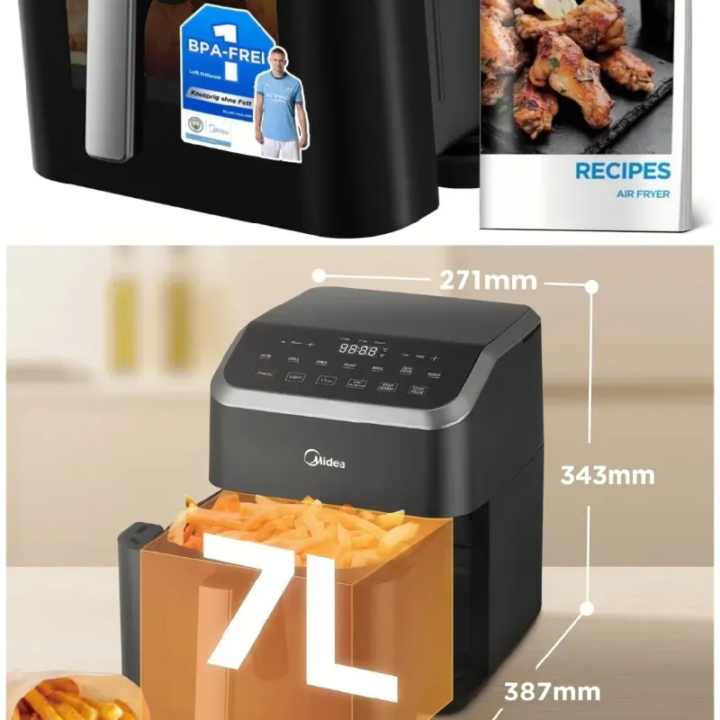 FREIDORA DE AIRE MIDEA 7L (220V)