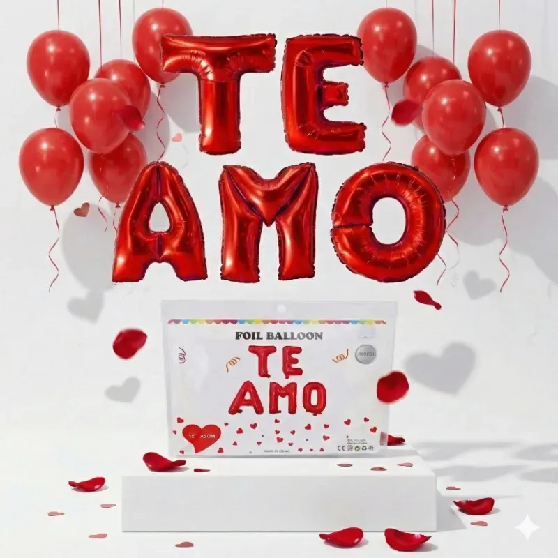 ❤️✨ Globos “TE AMO” ✨❤️