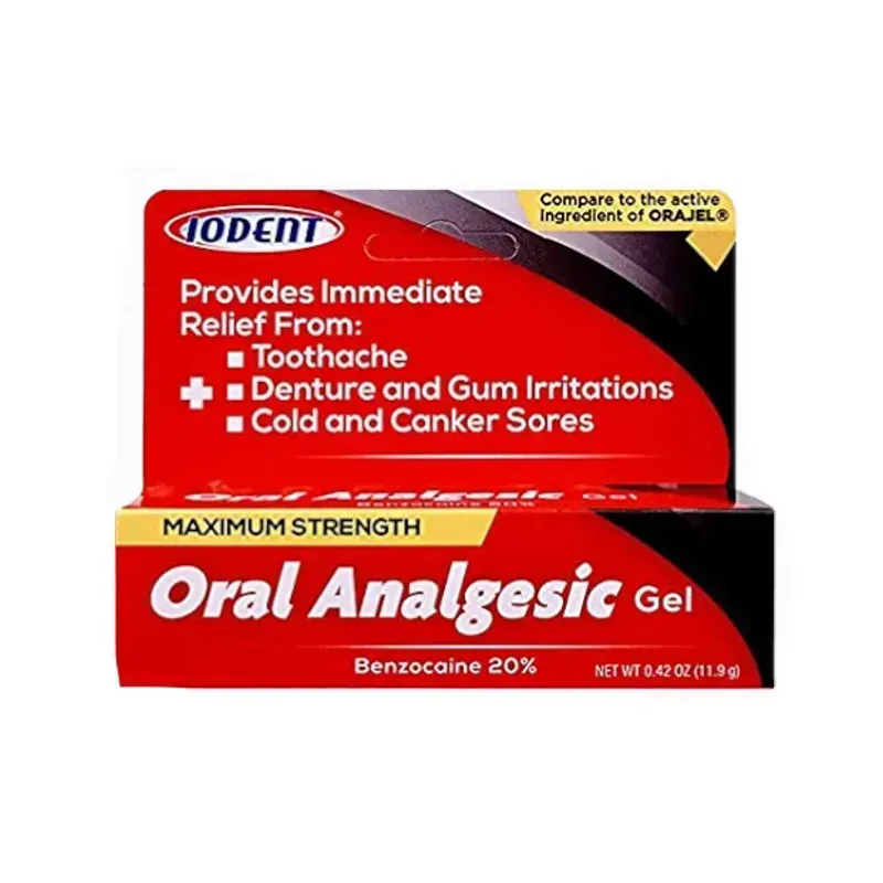 Oral analgesic(benzocaine 20%)