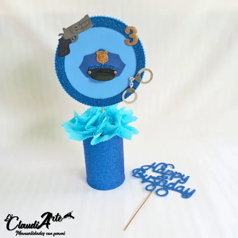 Centro de mesa (Policía)