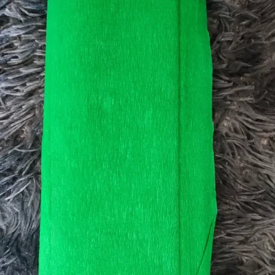 Papel crepé verde claro