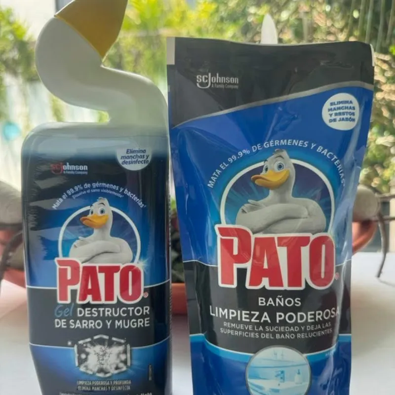 Desincrustante Pato, Presentaciones: 750 ml-500 ml   Deja tus baños y superficies impecables con productos de calidad que realmente funcionan.