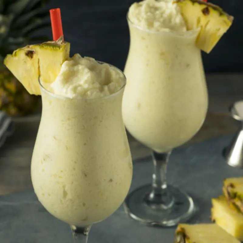 Piña colada con alcohol
