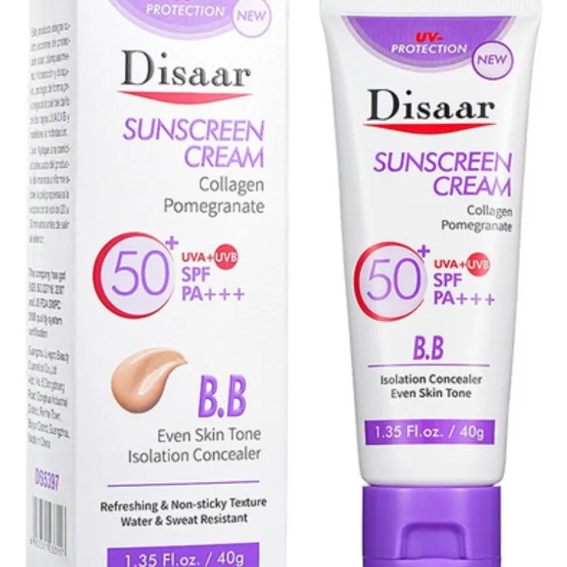 Protector solar con color de colágeno SPF 50+(40g)