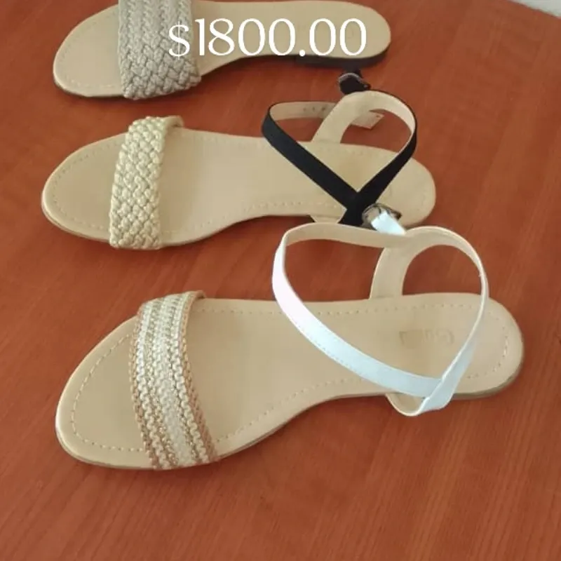 Sandalias Tejidas Color Beige (Yamaba O)