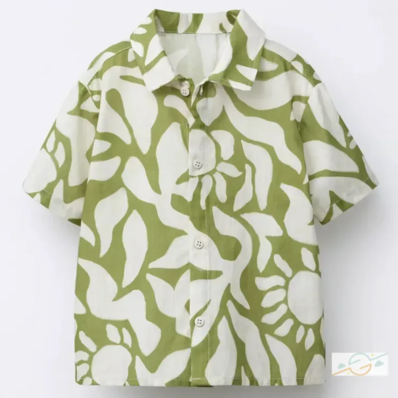 Camisa verde ZARA #0004