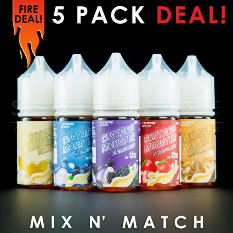 Custard Monster  al 1% de nicotina