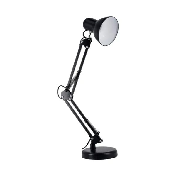 FLEXO ARQUITECTO NEGRO 40W E27 (BOMBILLAS NO INCL.) CON BASE Y PINZA 7HOUSE