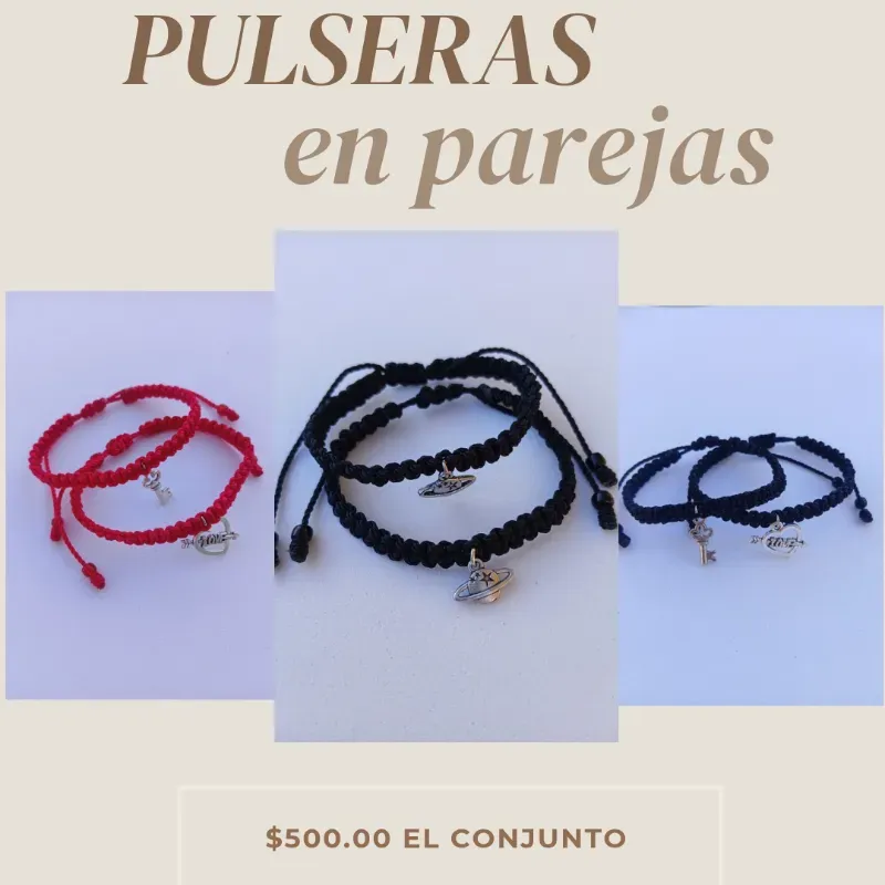 Pulseras en pareja