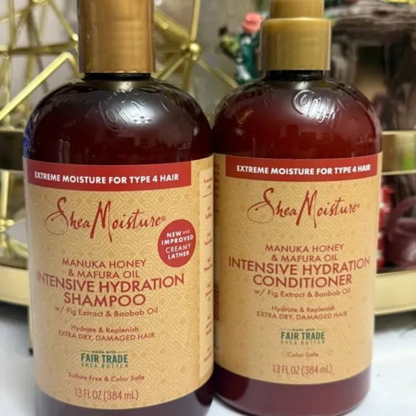 ✨ Shampoo y acondicionador Shea Moisture Intensive Hydration