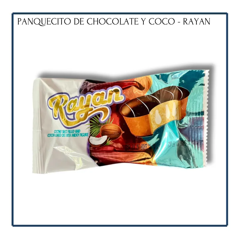 Panquecito de Chocolate y Coco - Rayan (40g)