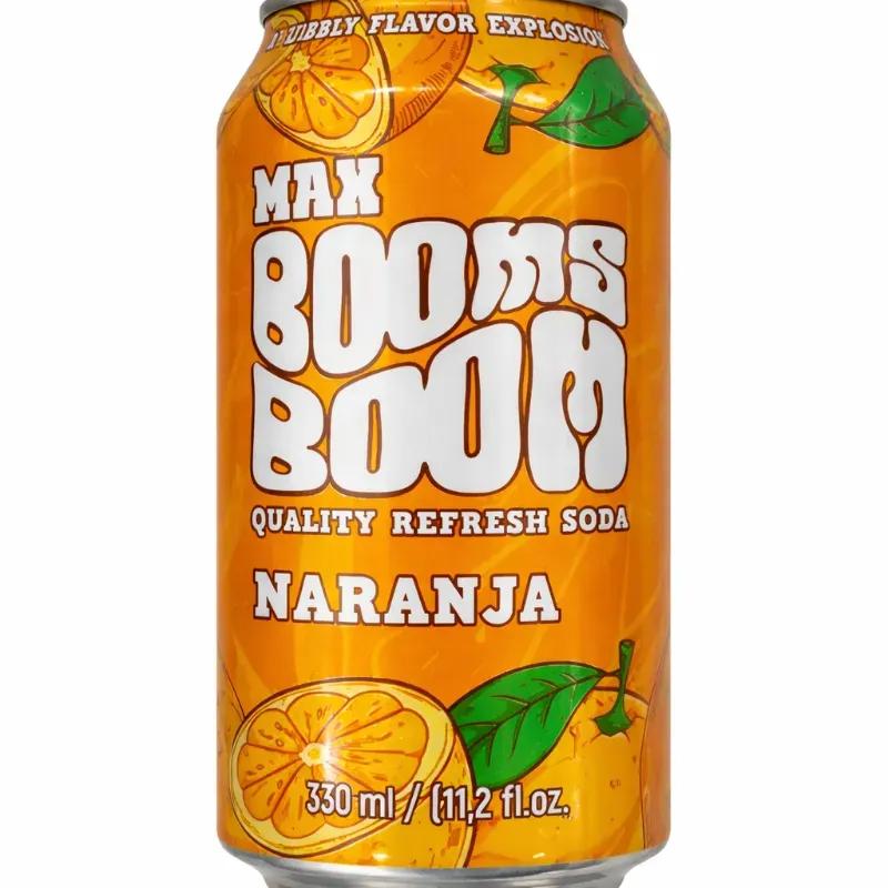 Refresco Lata Naranja Max Boom 330ml