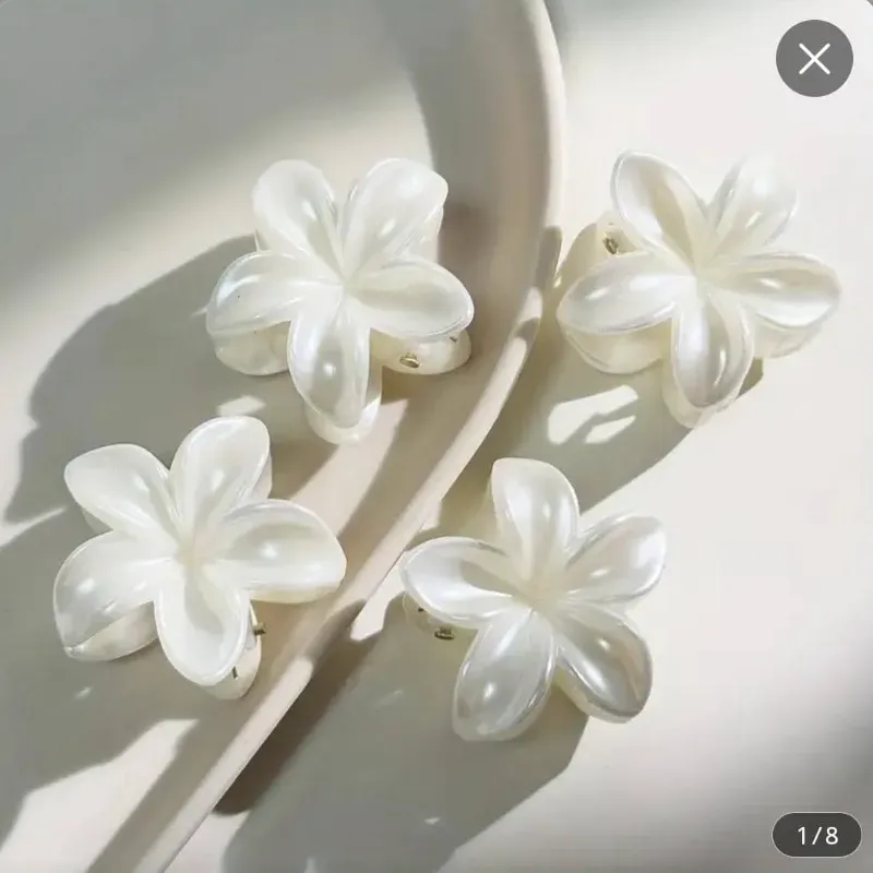 Pellizcos pequeños de flores perladas