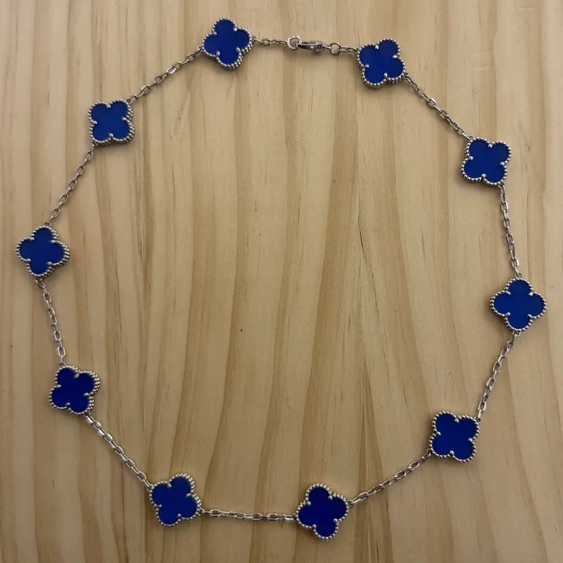 Cadena Van Cleef  azul