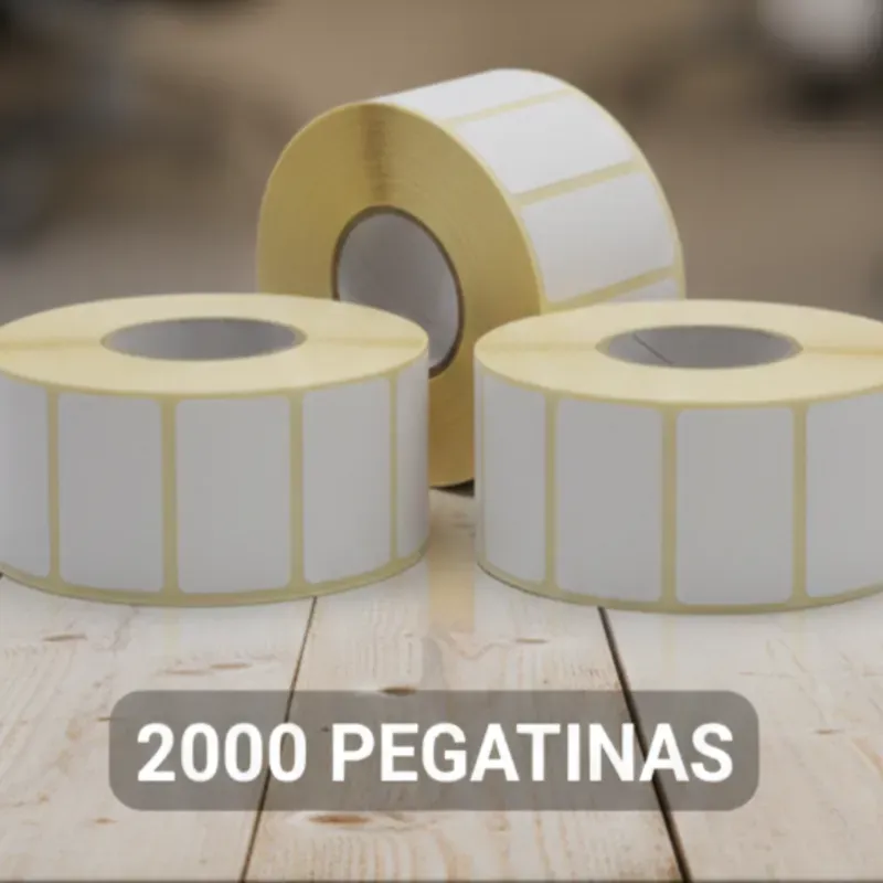 Rollos de pegatinas 2000u