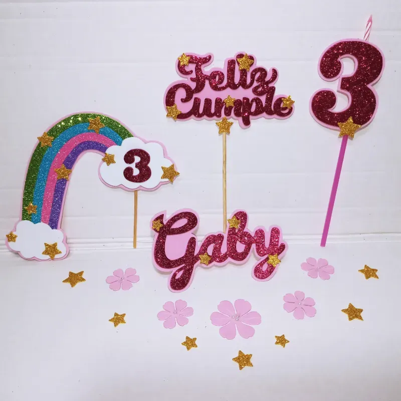 Topper personalizados para cakes