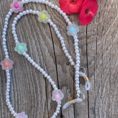 Strap espejuelos perlas