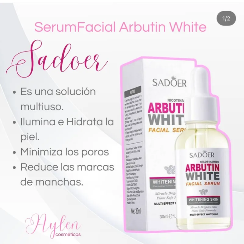 Serum Facial de Arbutina