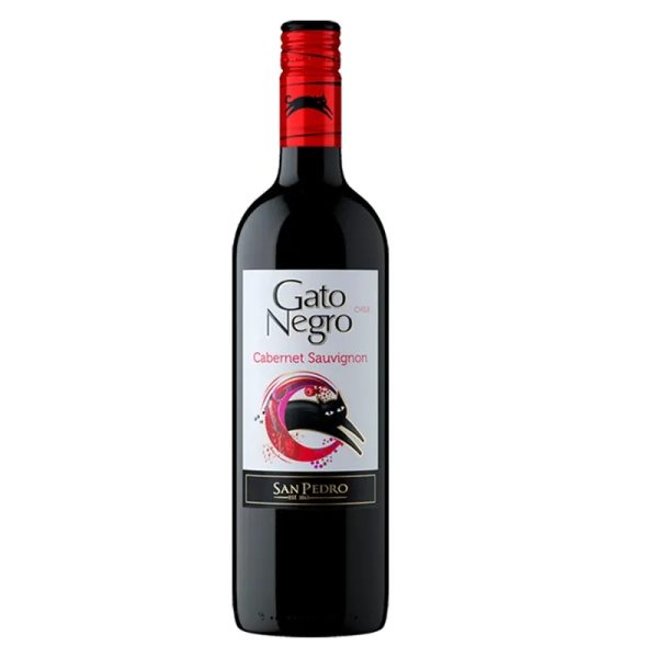 Vino Tinto Cabernet Sauvignon GATO NEGRO 750ml/12Caja