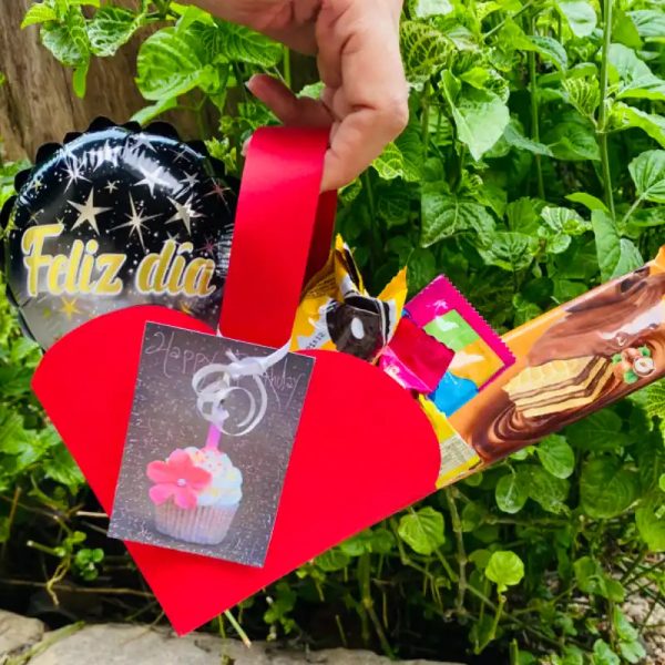 Cesta de corazón