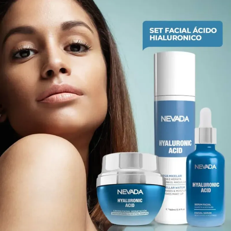 Kit facial de ácido hialurónico Nevada