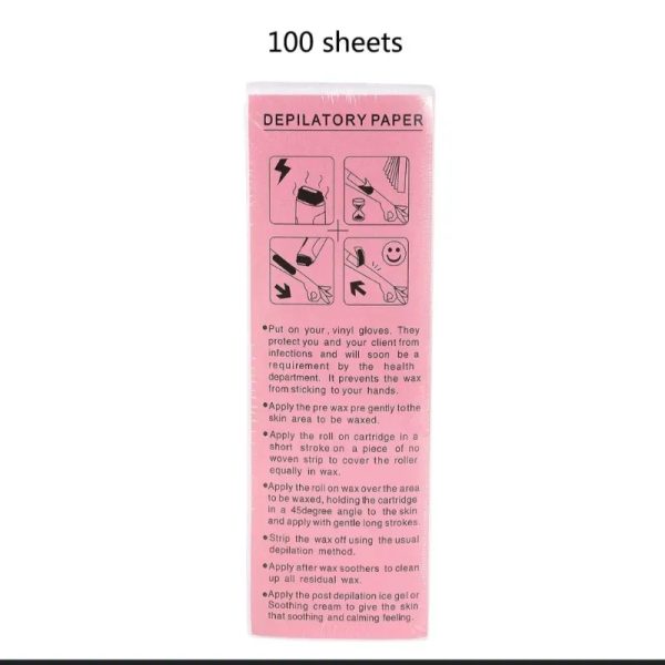 Papel para depilación ( 100 pzas)