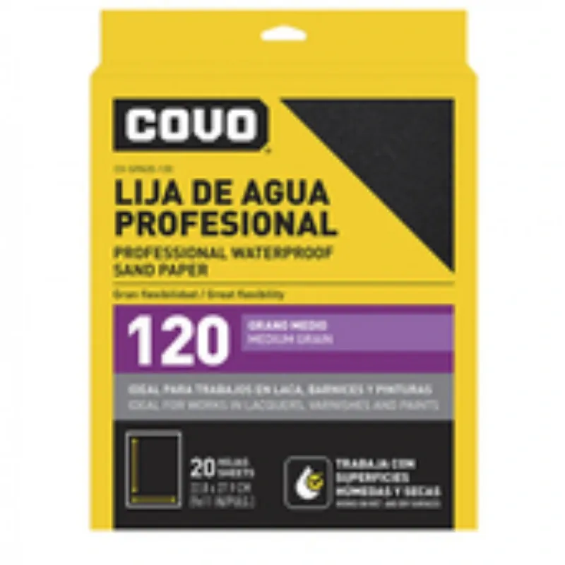 Lija de Agua Profesional 120 (venta por Pliego)
