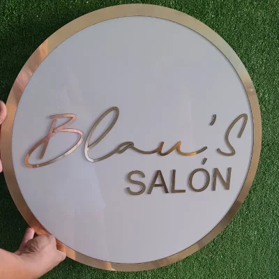 Cartel acrílico 100%