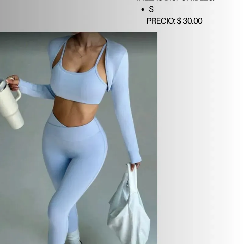 Conjunto deportivo de 3 piezas