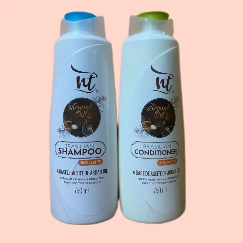 Shampo y Acondicionador sin Sal de Argán 750 ML