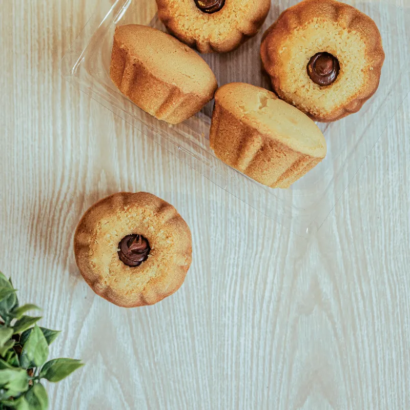 Mini roscones con nutella