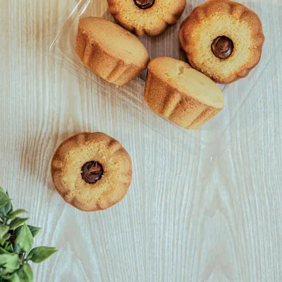 Mini roscones con nutella