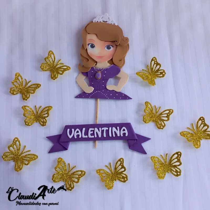 Cake topper (Princesa Sofía)