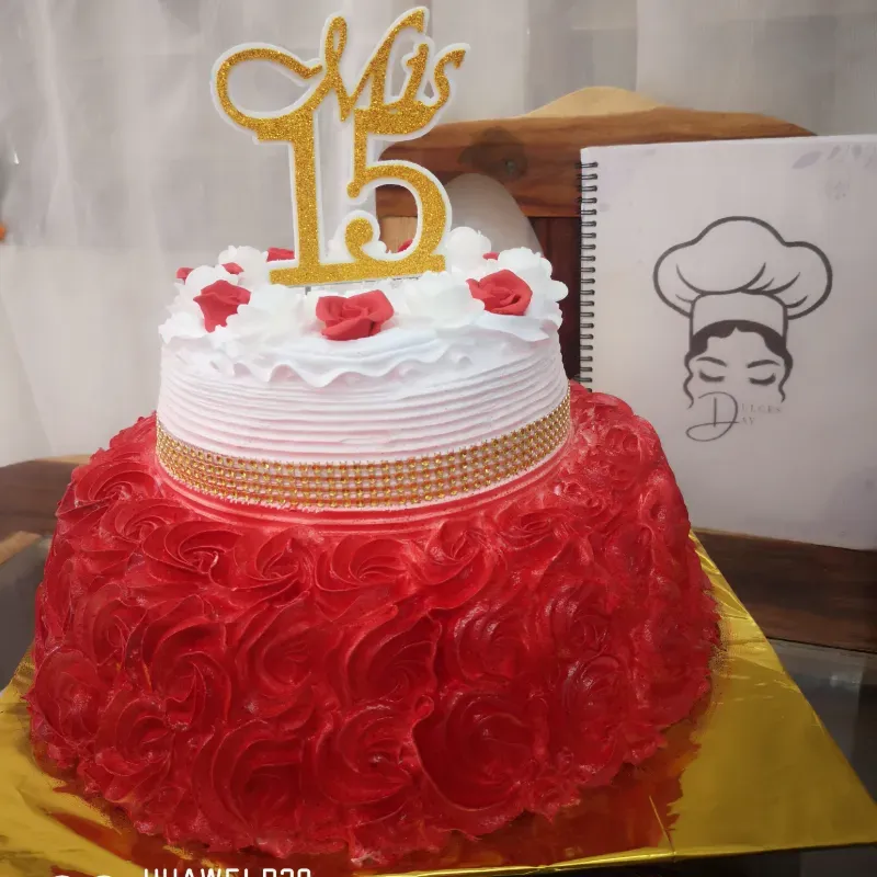 Pastel de 15 años