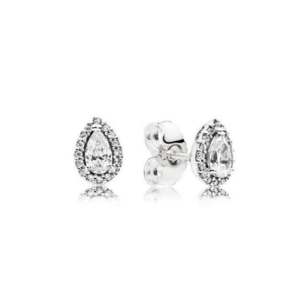 Aretes de Lágrimas Con Piedras