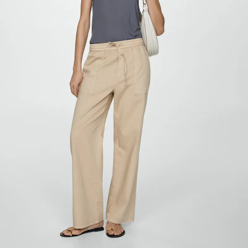 Pantalón Algodón Cintura Elástica