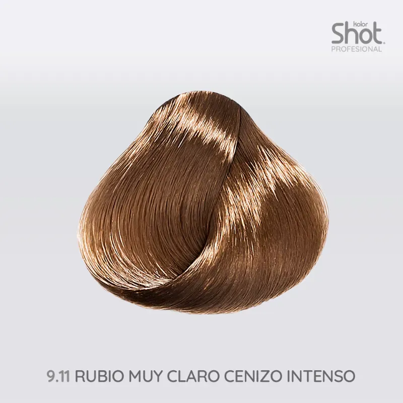 9.11 Rubio muy Claro Cenizo Intenso