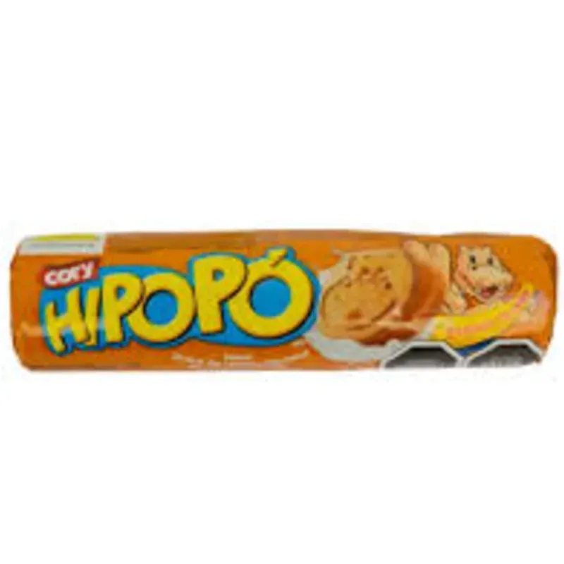 1204063 - Hipopo Galleta Rellena Sabor Dulce de Leche (Caja con 36 unidades de 80 G c/u) - U/M: U