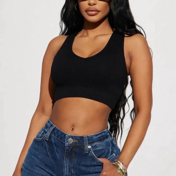 Camiseta corta negra
