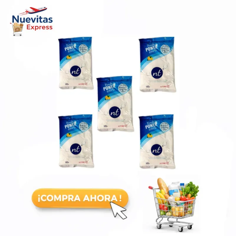 Set de 5 Paquetes de Detergente