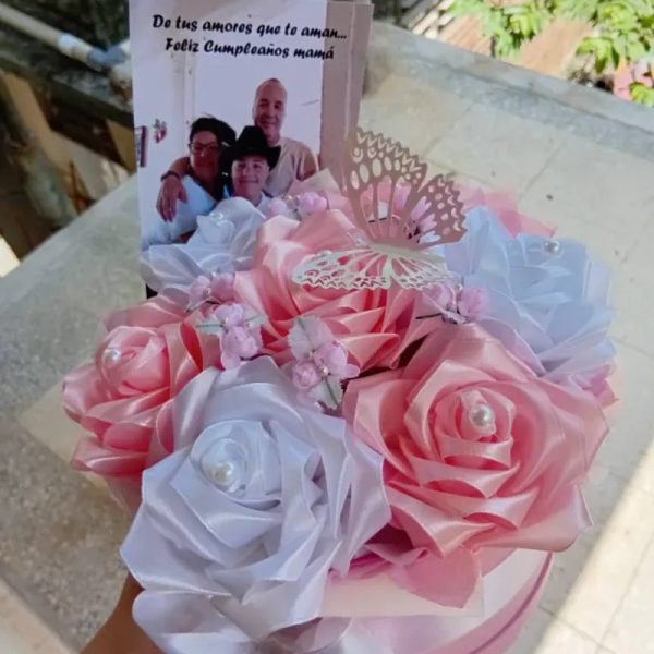 Cesta con flores