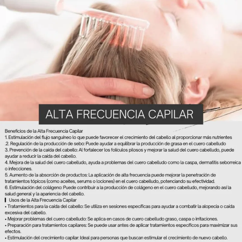 Sesiones de Alta Frecuencia Capilar
