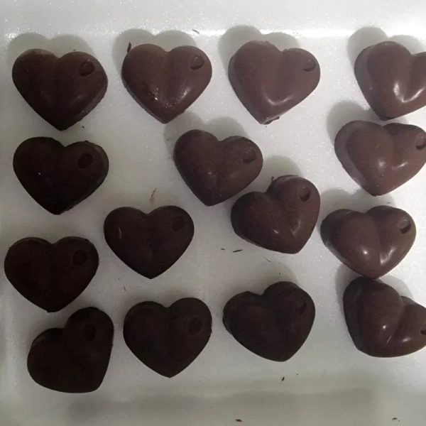 Bombones de corazones