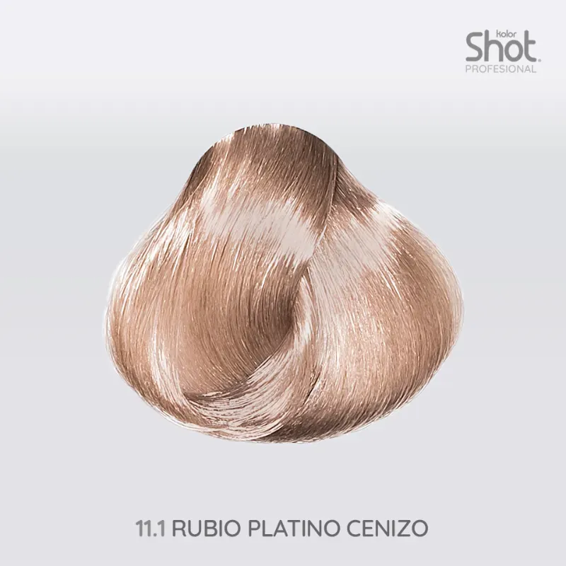 11.1 Rubio Platino cenizo