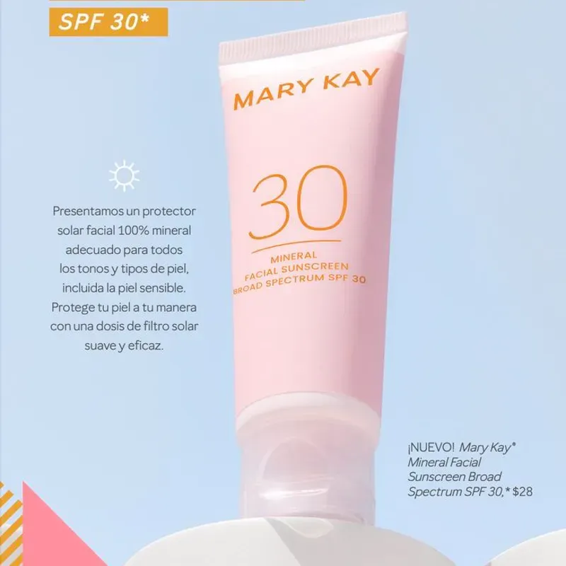 Protector Solar Facial Mineral FPS 30 Mary Kay