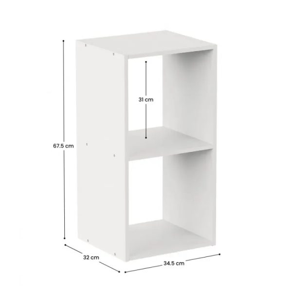 Estantería de 2 Niveles SpaceQub