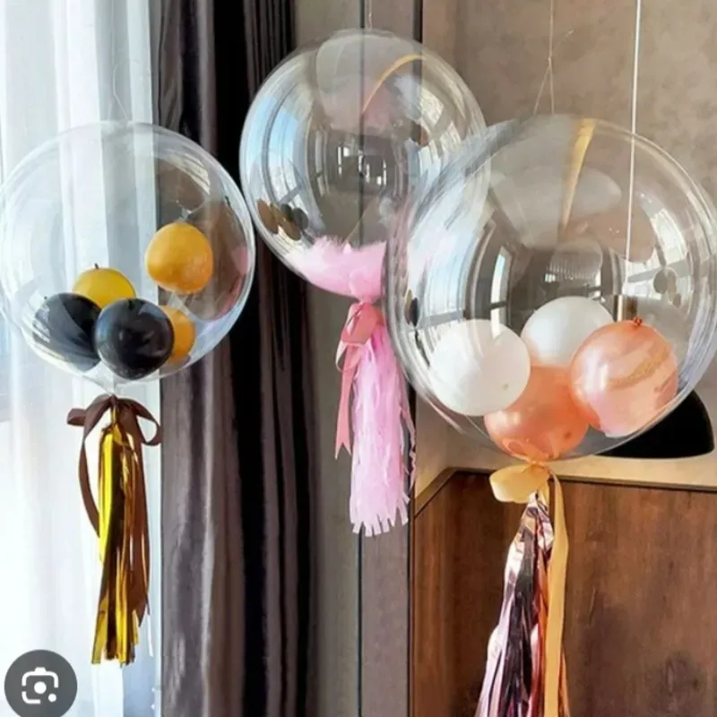 Globos burbujas con globos dentro