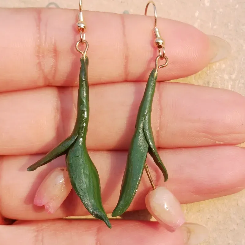 Pendientes "Brote de Esperanza" (Tulipanes)