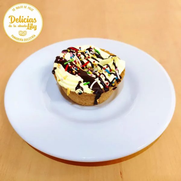 Tartaleta con crema fresa